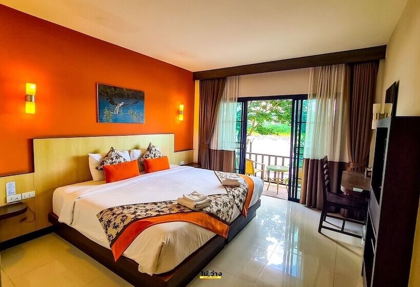 Pokój Standard Widok Rzeka, Chiangkhong Teak Garden Riverfront Onsen Hotel  Sha Extra Plus