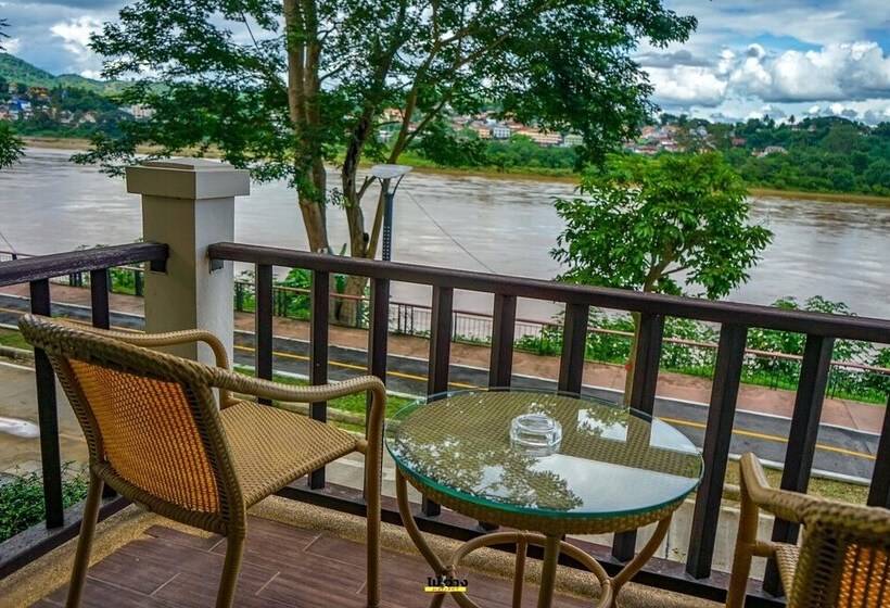 Pokój Standard Widok Rzeka, Chiangkhong Teak Garden Riverfront Onsen Hotel  Sha Extra Plus