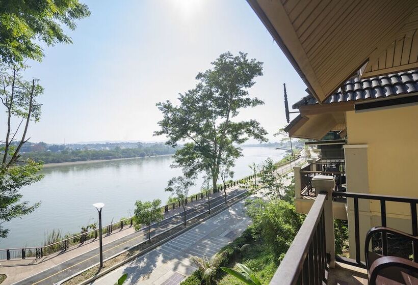 Pokój Standard Widok Rzeka, Chiangkhong Teak Garden Riverfront Onsen Hotel  Sha Extra Plus