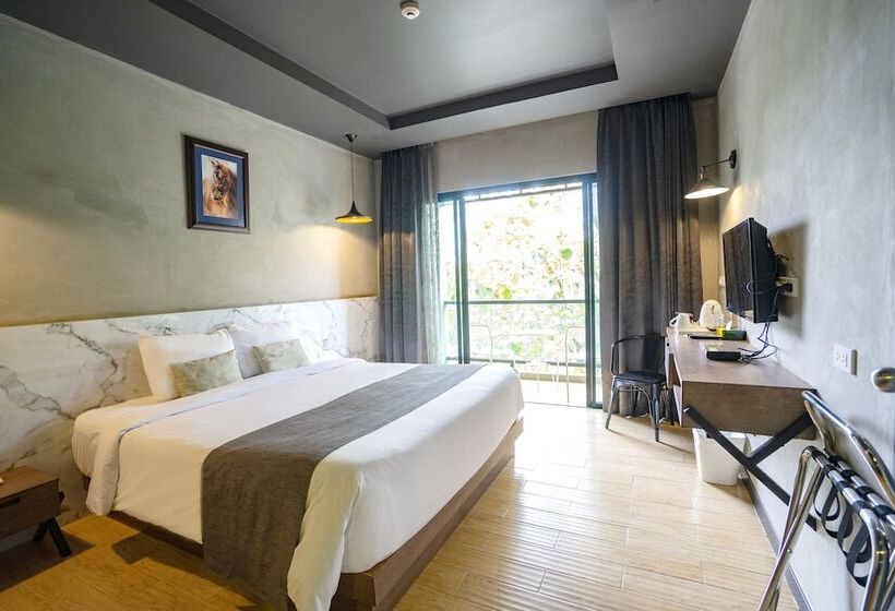 Pokój Deluxe, Chiangkhong Teak Garden Riverfront Onsen Hotel  Sha Extra Plus