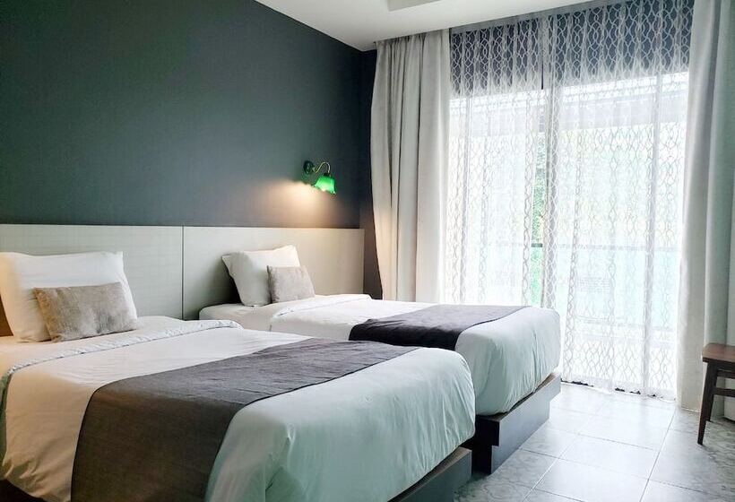 Pokój Deluxe, Chiangkhong Teak Garden Riverfront Onsen Hotel  Sha Extra Plus