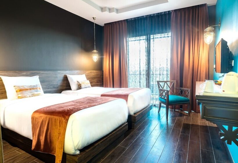 Pokój Deluxe, Chiangkhong Teak Garden Riverfront Onsen Hotel  Sha Extra Plus