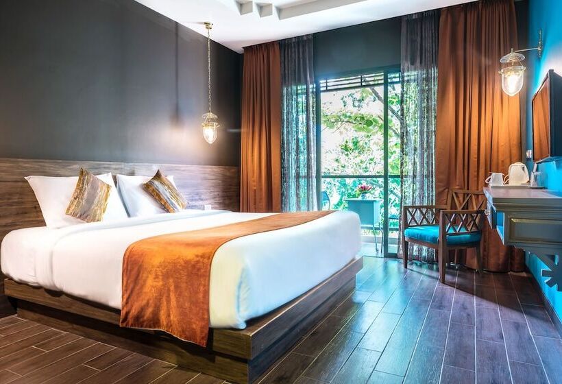 Номер Deluxe, Chiangkhong Teak Garden Riverfront Onsen Hotel  Sha Extra Plus