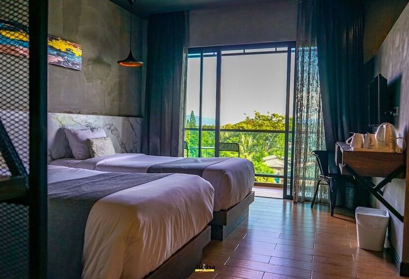 Pokój Deluxe, Chiangkhong Teak Garden Riverfront Onsen Hotel  Sha Extra Plus