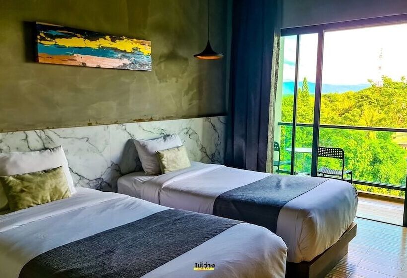 Pokój Deluxe, Chiangkhong Teak Garden Riverfront Onsen Hotel  Sha Extra Plus