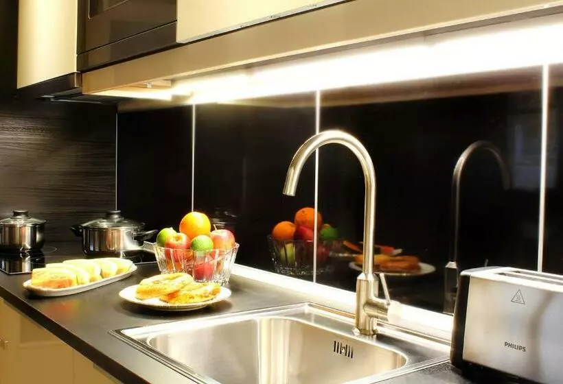 Huoneisto 1 Makuuhuone, Milford Suites Budapest