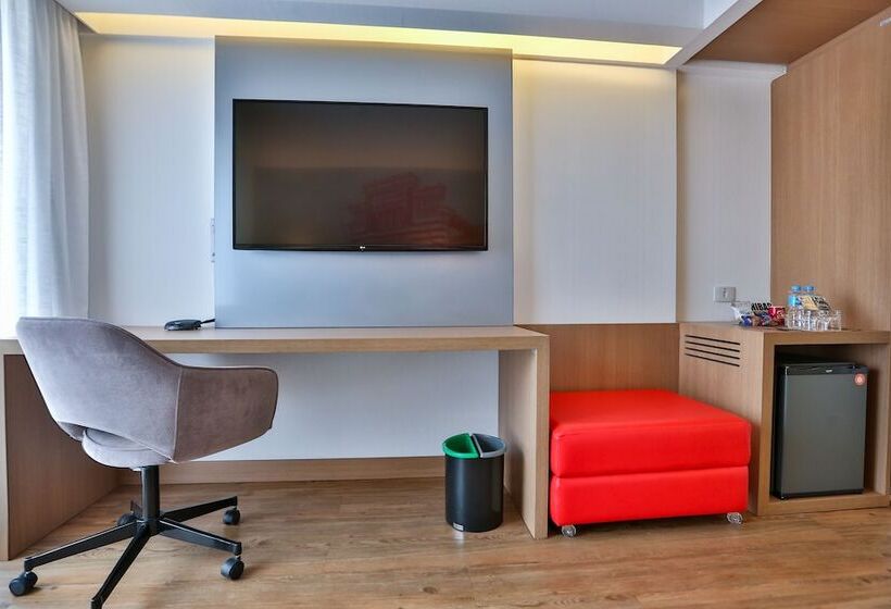 キングサイドベッドのスタンダードワンルーム, Radisson Red Campinas