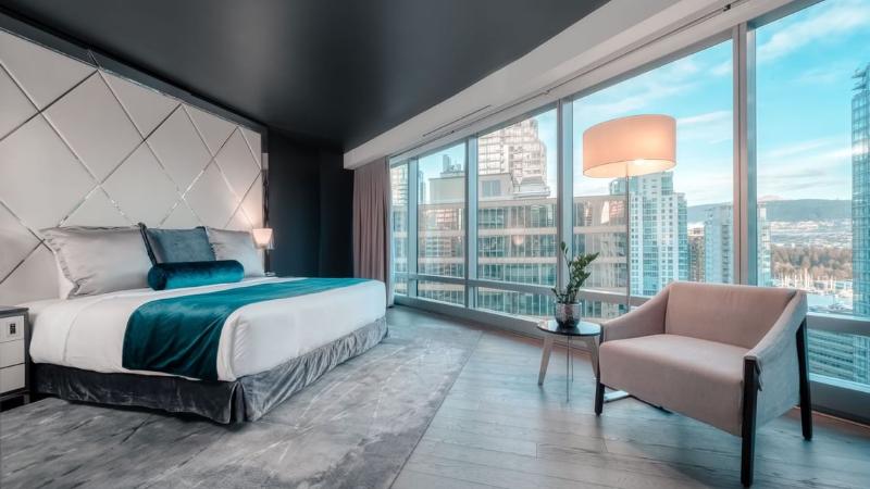 스탠다드 룸 킹사이즈 침대, Paradox Hotel Vancouver