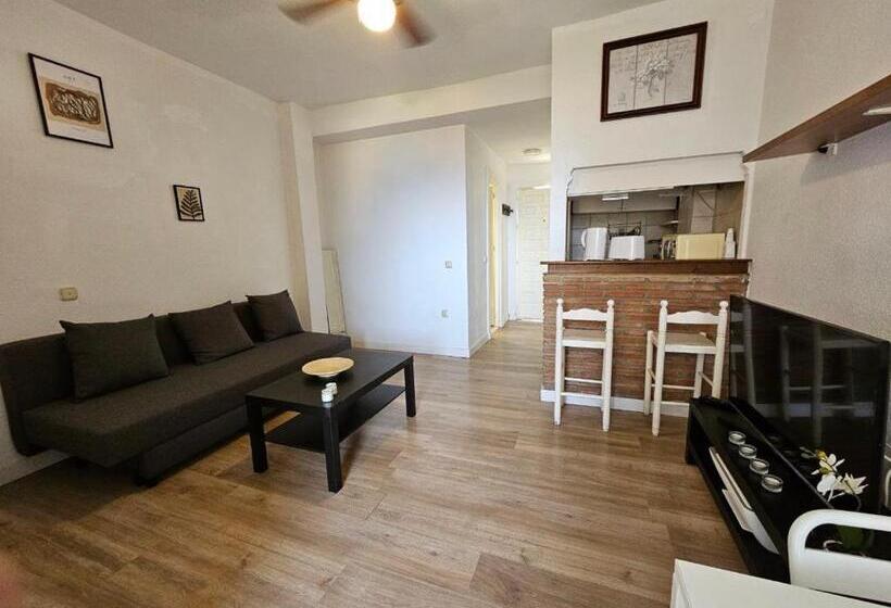 Apartamento 1 Dormitório Vista Mar, Fantastico Estudio En Benalbeach Con Vistas Al Mar