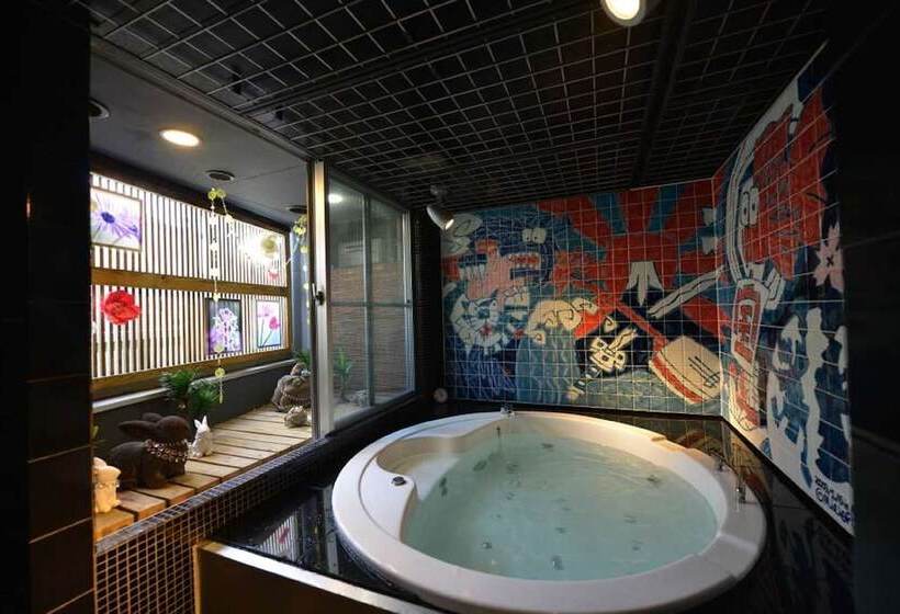 스탠다드 룸 공동 욕실, Andon Ryokan