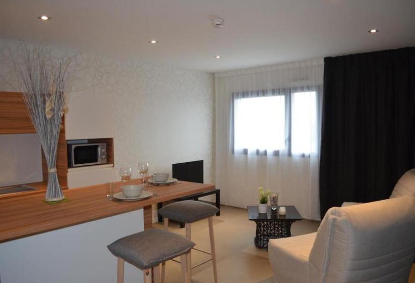 带1个卧室的公寓, Brit Hotel & Spa Saint Brieuc Plérin