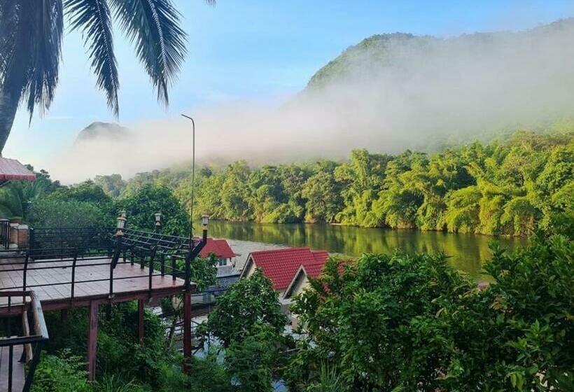 بنجلو قياسى مطل على البحر, Lake Hill Resort Kanchanaburi