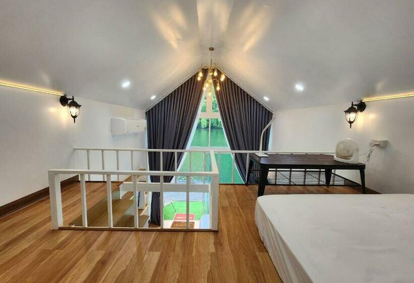 غرفة ديلوكس مطلة على النهر, Lake Hill Resort Kanchanaburi