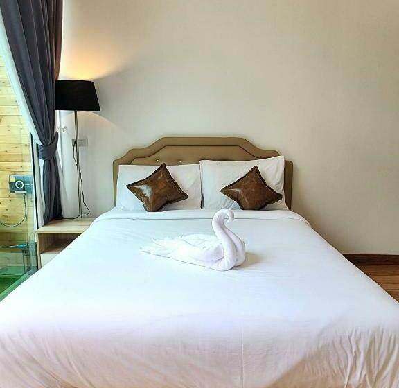 غرفة ديلوكس مطلة على النهر, Lake Hill Resort Kanchanaburi