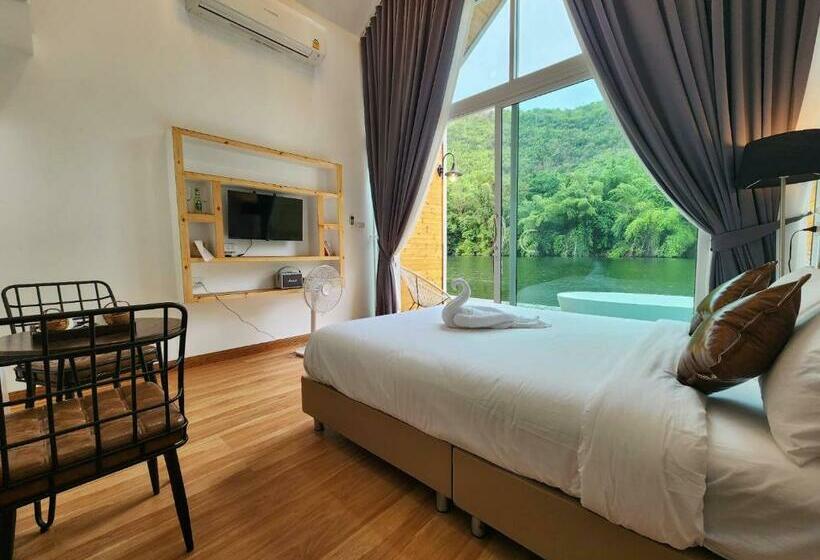 غرفة ديلوكس مطلة على النهر, Lake Hill Resort Kanchanaburi