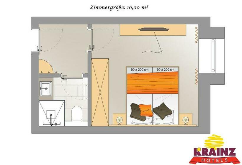 غرفة أساسية, Familien Hotel Krainz