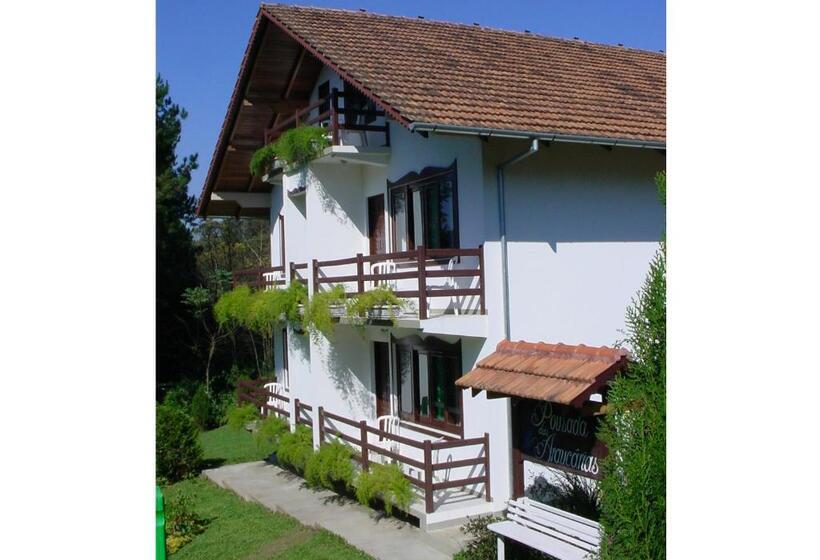 غرفة ديلوكس مزودة بشرفة, Pousada Das Araucarias