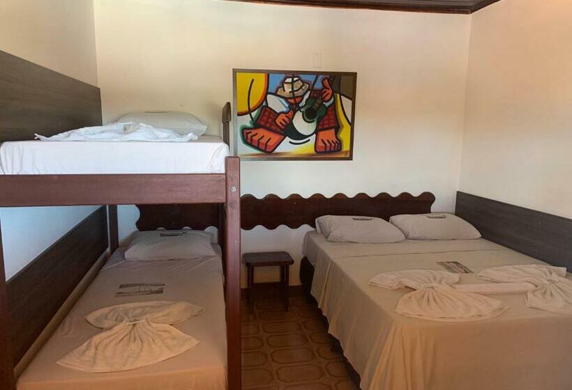 חדר סטנדרט לארבעה, Pousada Paradise
