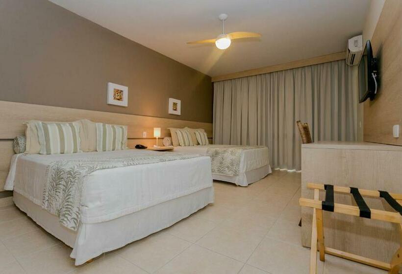 标准间侧面带海景, Beach Hotel Juquehy