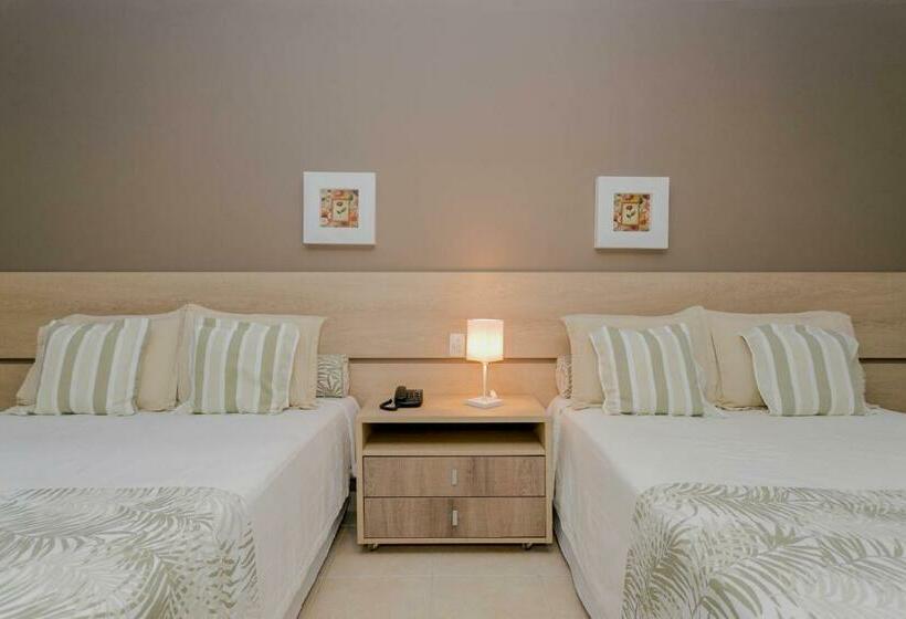 标准间侧面带海景, Beach Hotel Juquehy