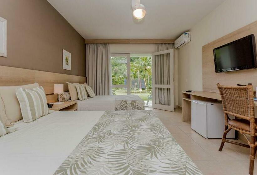 标准间侧面带海景, Beach Hotel Juquehy