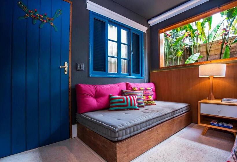 חדר דלוקס נוף לגינה, Pousada Refugio De Maresias