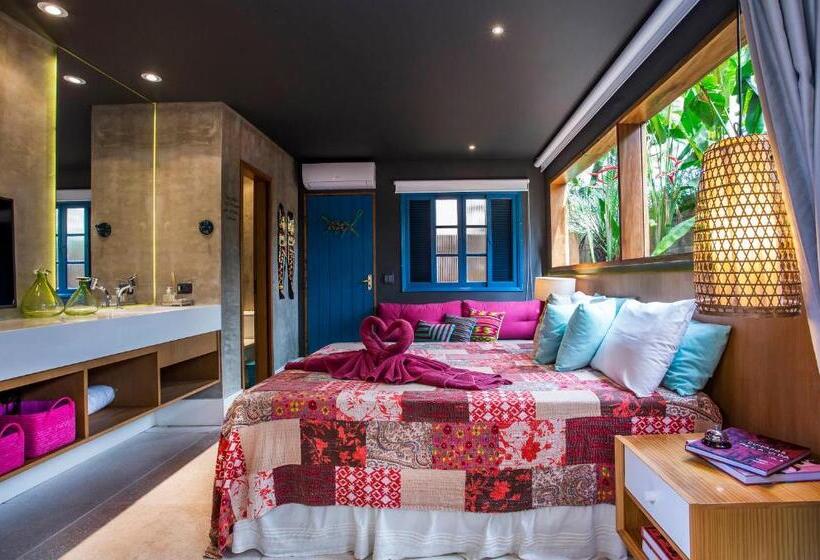 חדר דלוקס נוף לגינה, Pousada Refugio De Maresias