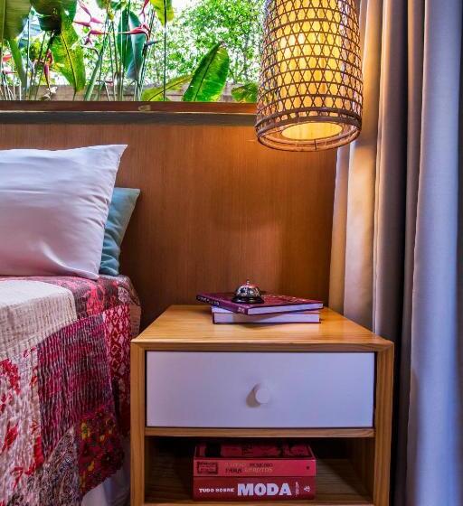 חדר דלוקס נוף לגינה, Pousada Refugio De Maresias