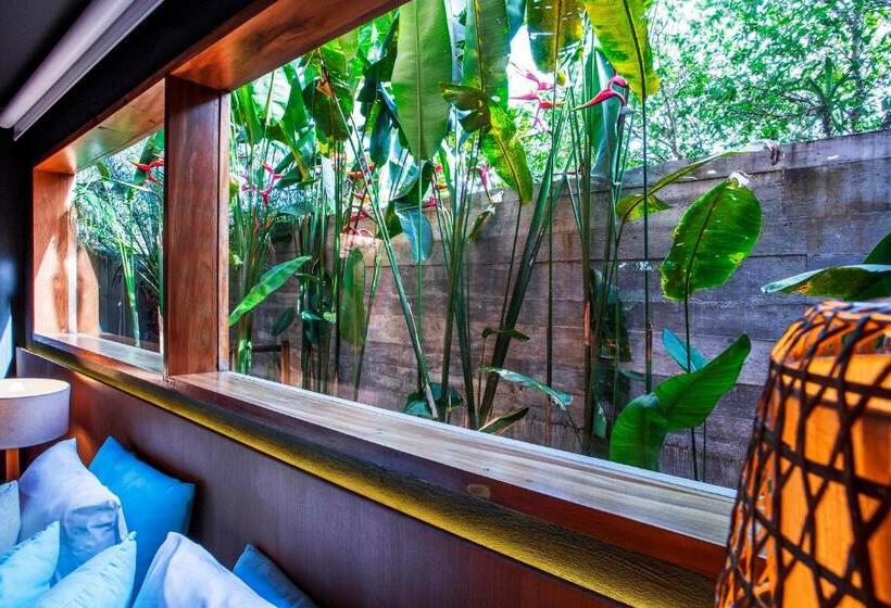 חדר דלוקס נוף לגינה, Pousada Refugio De Maresias