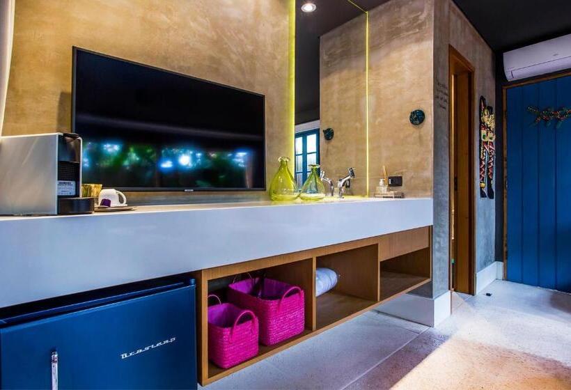 חדר דלוקס נוף לגינה, Pousada Refugio De Maresias