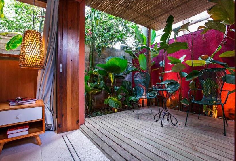 חדר דלוקס נוף לגינה, Pousada Refugio De Maresias