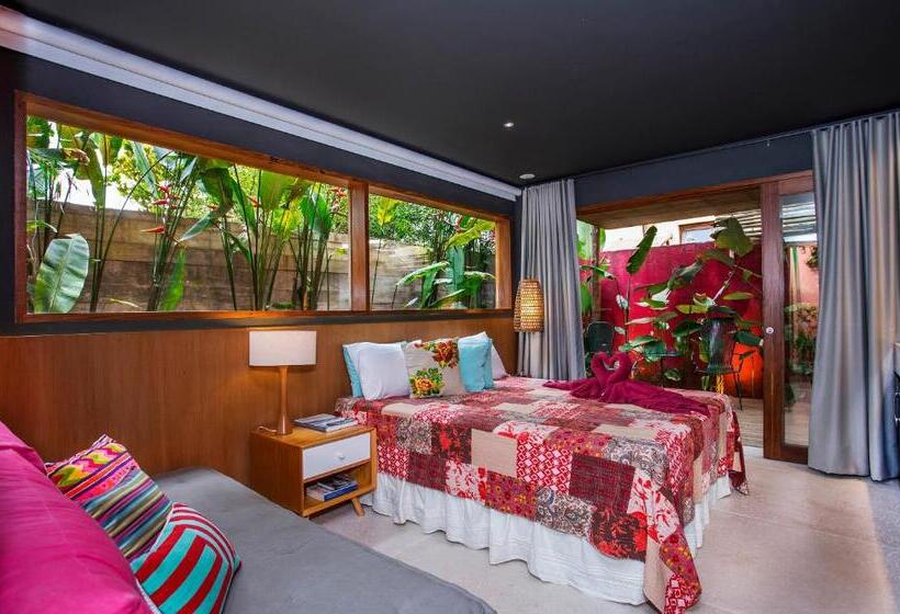 חדר דלוקס נוף לגינה, Pousada Refugio De Maresias