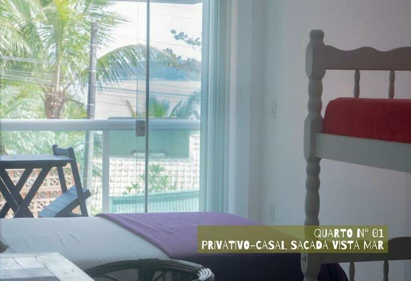 스탠다드 룸 바다 전망, Hostel Toca Da Moréia Bombinhas