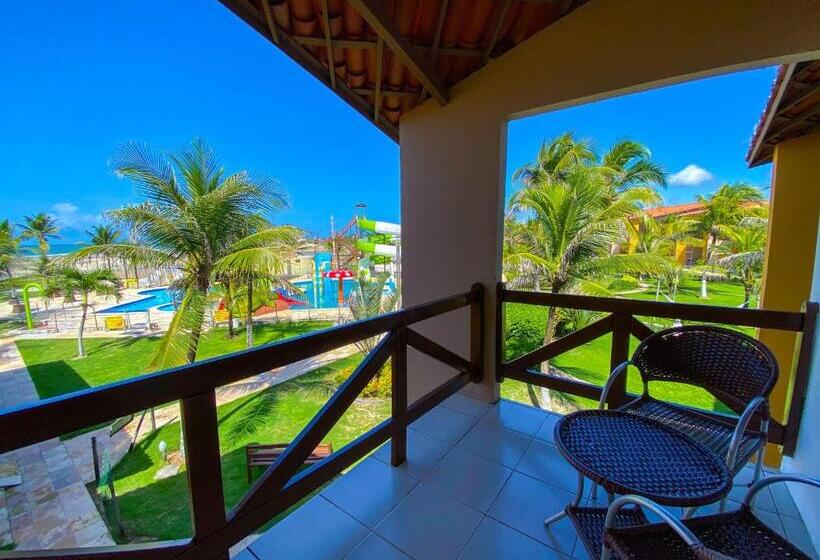 싱글 디럭스 룸, Jangadeiro Praia Hotel Resort   Parque Aquático E Pé Na Areia