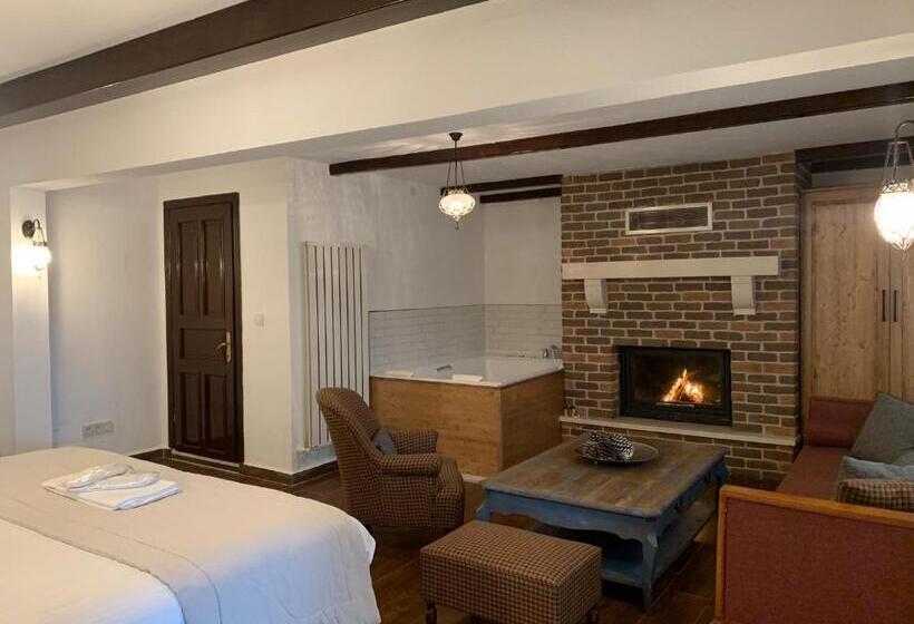 חדר דלוקס עם מיטת קינג, Beyaz Ev Agva  Adult Only +15