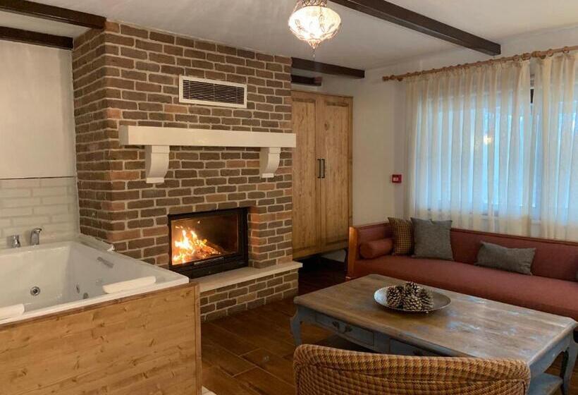 חדר דלוקס עם מיטת קינג, Beyaz Ev Agva  Adult Only +15