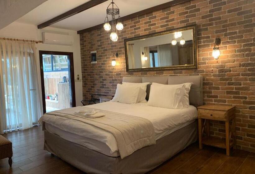 חדר דלוקס עם מיטת קינג, Beyaz Ev Agva  Adult Only +15