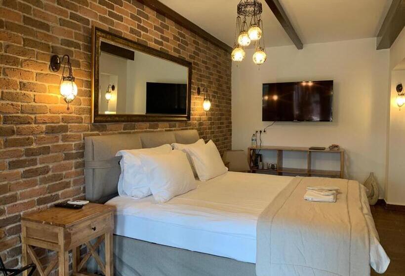 חדר דלוקס עם מיטת קינג, Beyaz Ev Agva  Adult Only +15