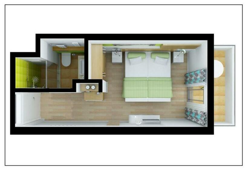 스탠다드 룸 풀장 전망, Calimera Side Resort