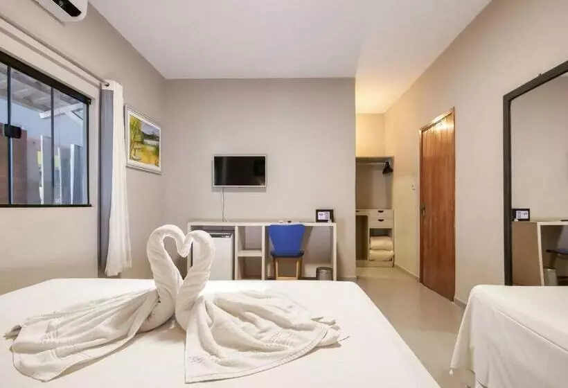 Superior Kolmen Hengen Huone, Voa Hotel Paraíso Das águas Bonito