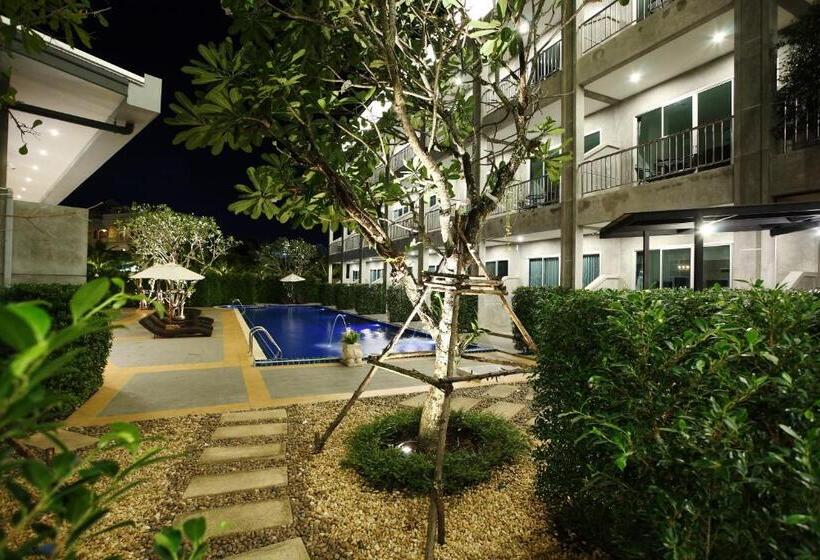 اتاق استاندارد با چشم‌انداز باغ, The Malika Hotel   Sha Extra Plus
