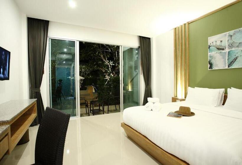 اتاق استاندارد با چشم‌انداز باغ, The Malika Hotel   Sha Extra Plus