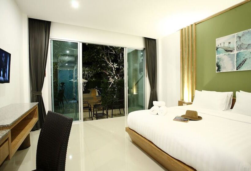 اتاق استاندارد با چشم‌انداز باغ, The Malika Hotel   Sha Extra Plus
