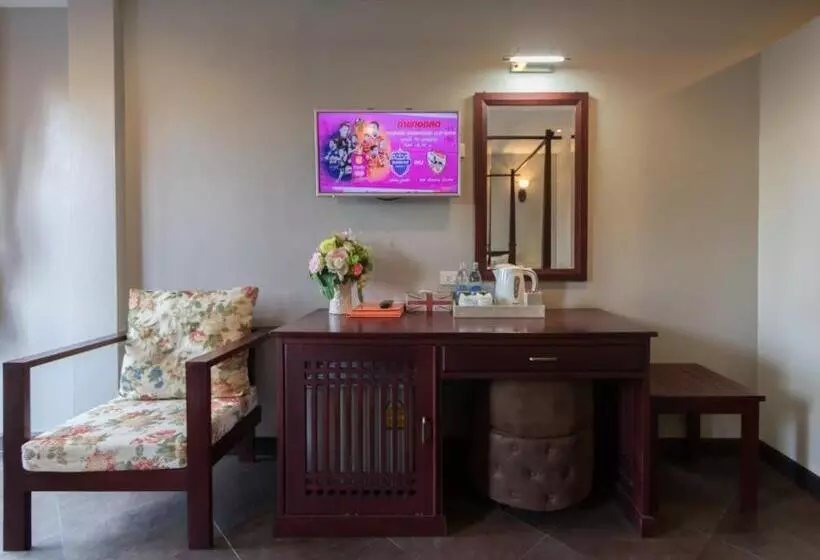 庭の見えるシングルルーム, La Villa Boutique