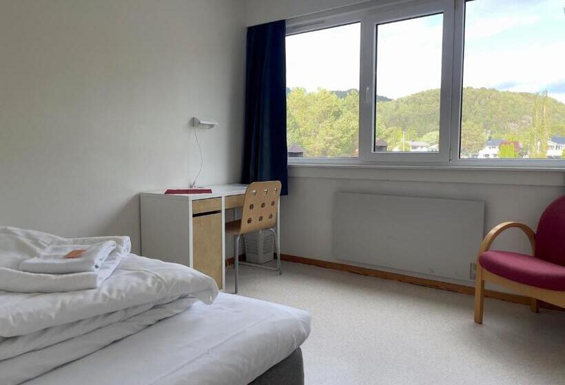 חדר סטנדרד יחיד חדר אמבטיה משותף, Borg Sommerhotell