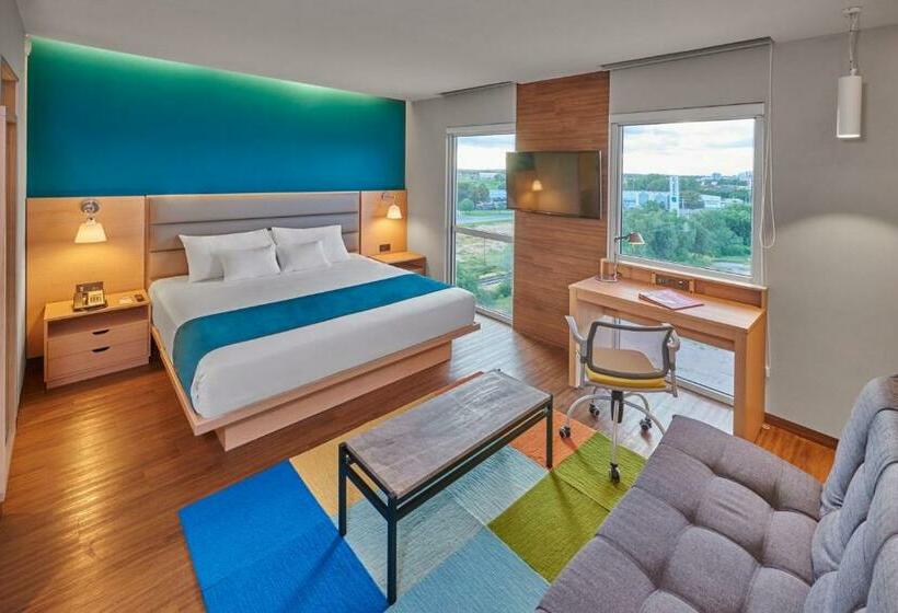 جناح سرير كينج, City Express Suites By Marriott Silao Aeropuerto