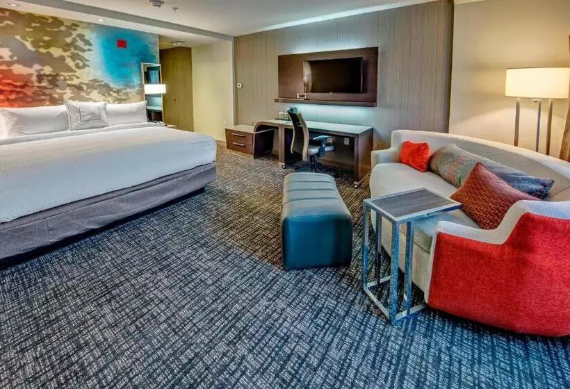 キングサイズベッドのスタンダードルーム, Courtyard By Marriott Oxford