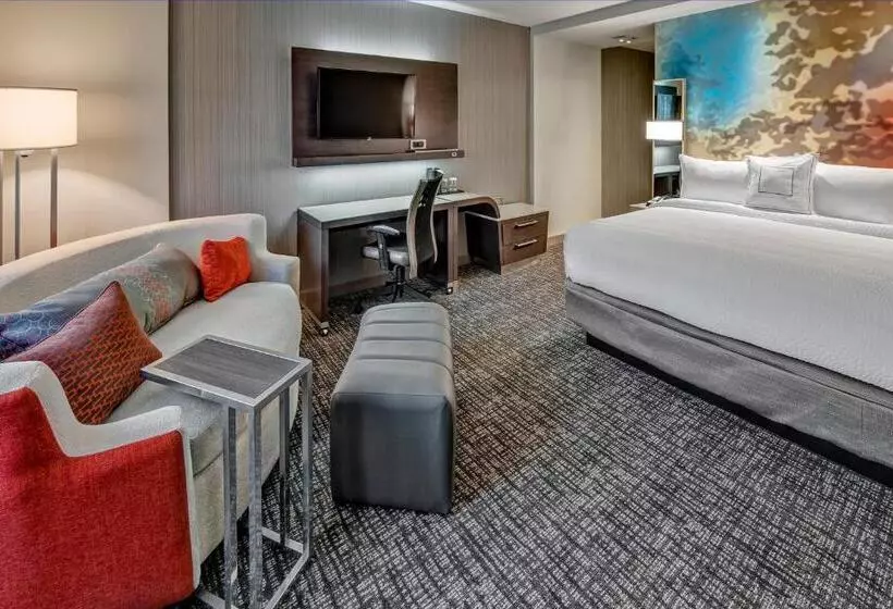キングサイズベッドのスタンダードルーム, Courtyard By Marriott Oxford