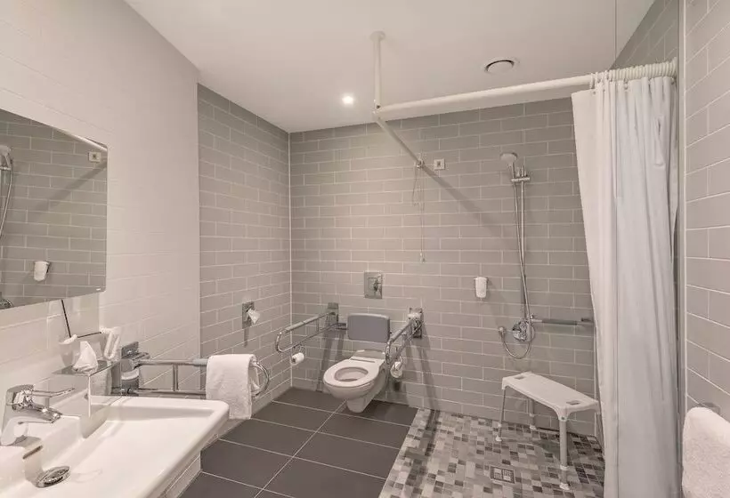 身障者適用ダブルベッド付きスタンダードルーム, Holiday Inn Express   Siegen, An Ihg