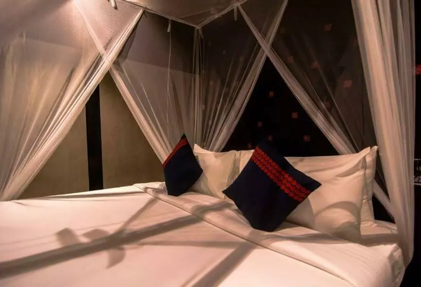 Mökki 1 Makuuhuone, Santani Wellness Kandy